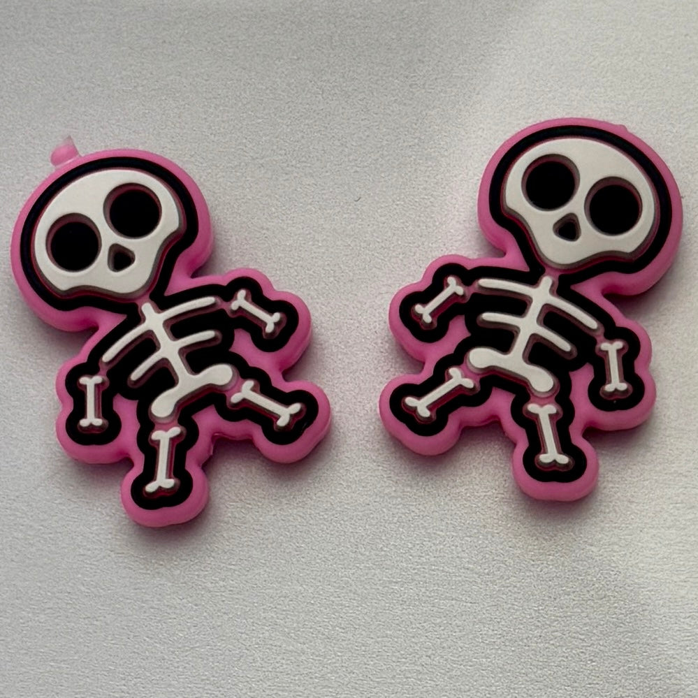 Skeleton Stitch Stoppers | Pink