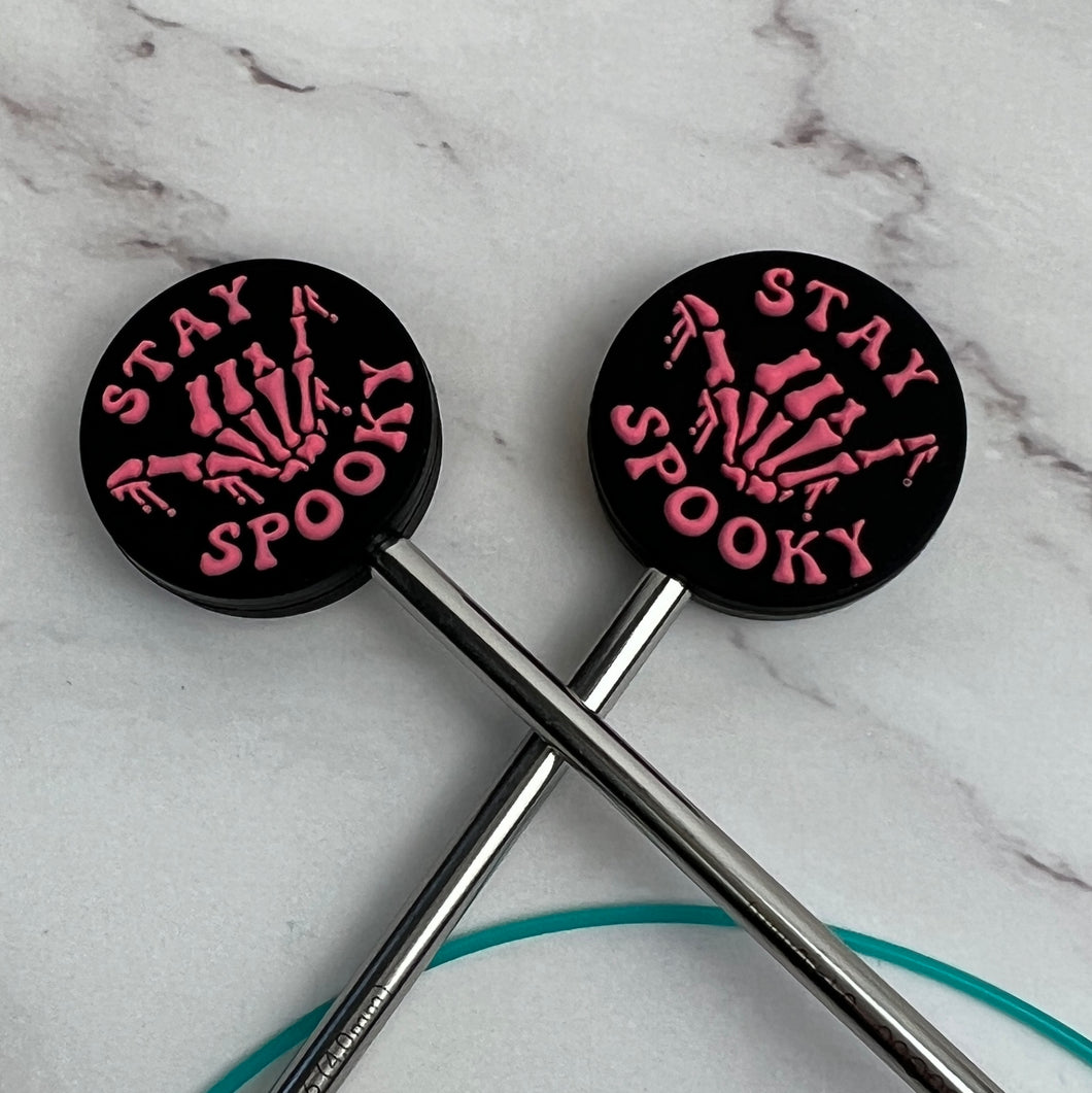 Stay Spooky Stitch Stoppers | Pink
